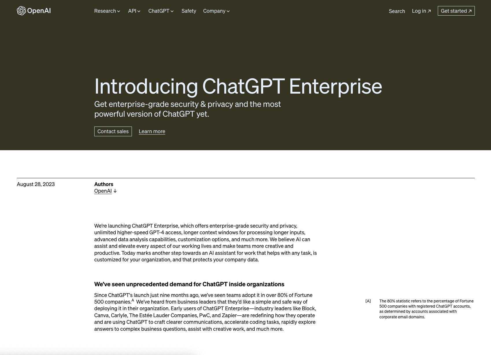 Ra Mắt ChatGPT Enterprise: Tiến Bộ Trong Việc Ứng Dụng Trí Tuệ Nhân Tạo Cho Doanh Nghiệp